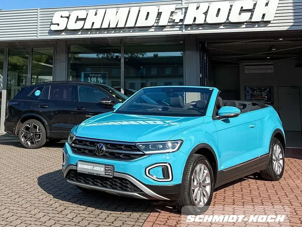 Gebraucht VW T-Roc Cabriolet Style 110 PS (80 kW) 2023 Blau Cabrio