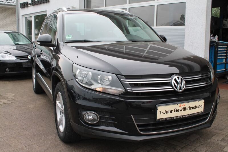 Schwarz Gebraucht 2014 VW Tiguan Sportline SUV | 10.999 € (Fairer Preis) - Bild 1/4