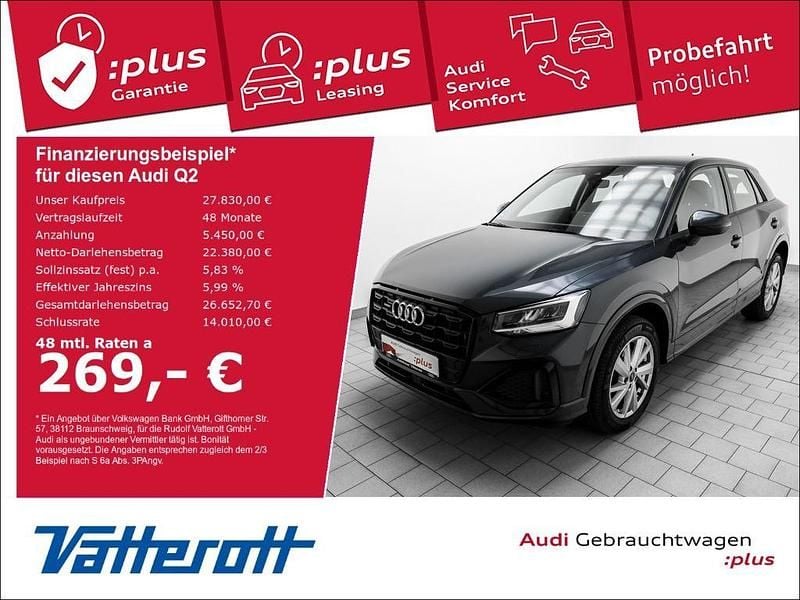 Grau Gebraucht 2022 Audi Q2 Advanced SUV | 27.830 € (Fairer Preis) - Bild 1/4