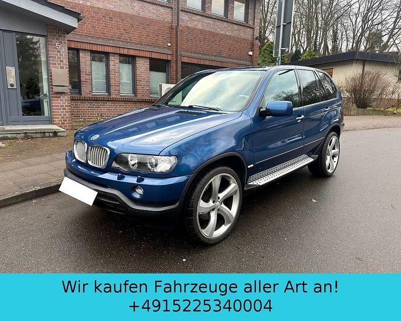 Blau Gebraucht 2002 BMW X5 Sport Line SUV | 11.990 € - Bild 1/4