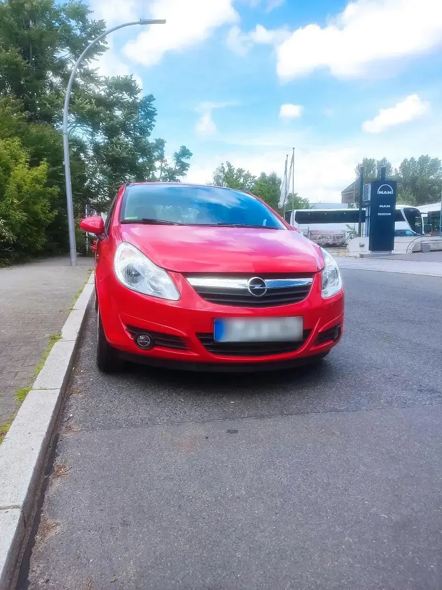 Gebraucht Opel Corsa 80 PS (58 kW) 2007 Rot Kleinwagen