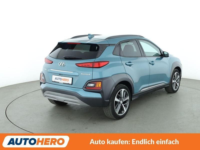 Gebraucht Hyundai Kona Premium 177 PS (130 kW) 2019 Blau SUV