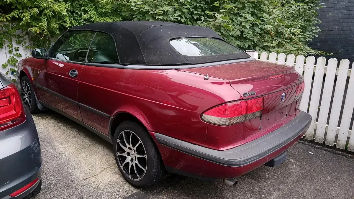 Gebraucht Saab 900 Cabriolet 128 PS (94 kW) 1994 Rot Cabrio