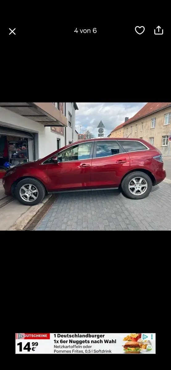 Gebraucht Mazda CX-7 178 PS (130 kW) 2012 Rot SUV