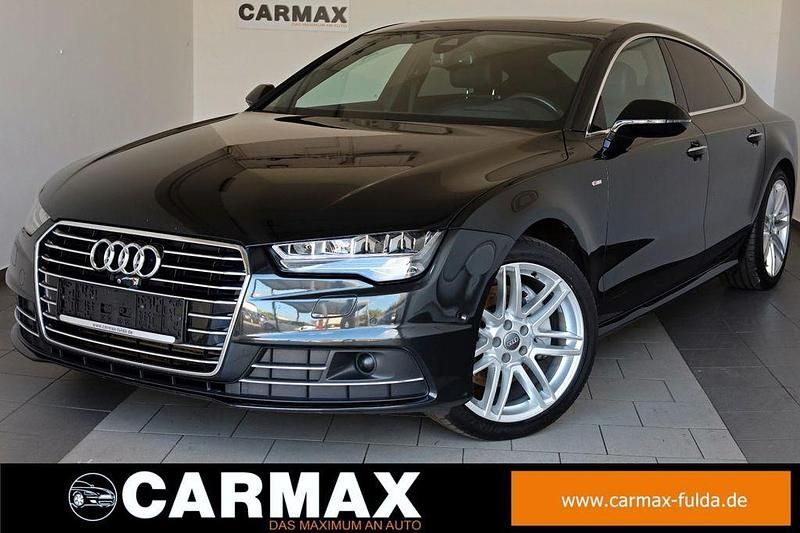 Schwarz Gebraucht 2015 Audi A7 Sportback S-Line Kleinwagen | 24.400 € (Superpreis) - Bild 1/4