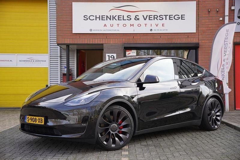 Schwarz Gebraucht 2023 Tesla Model Y Performance SUV | 32.000 € (Fairer Preis) - Bild 1/4