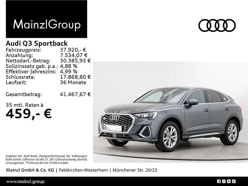 Gebraucht Audi Q3 S-Line 190 PS (139 kW) 2023 Daytonagrau perleffekt SUV