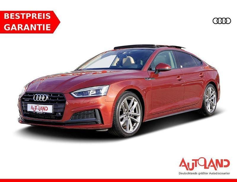 Rot Gebraucht 2018 Audi A5 Sportback S-Line Coupé | 32.950 € (Fairer Preis) - Bild 1/4