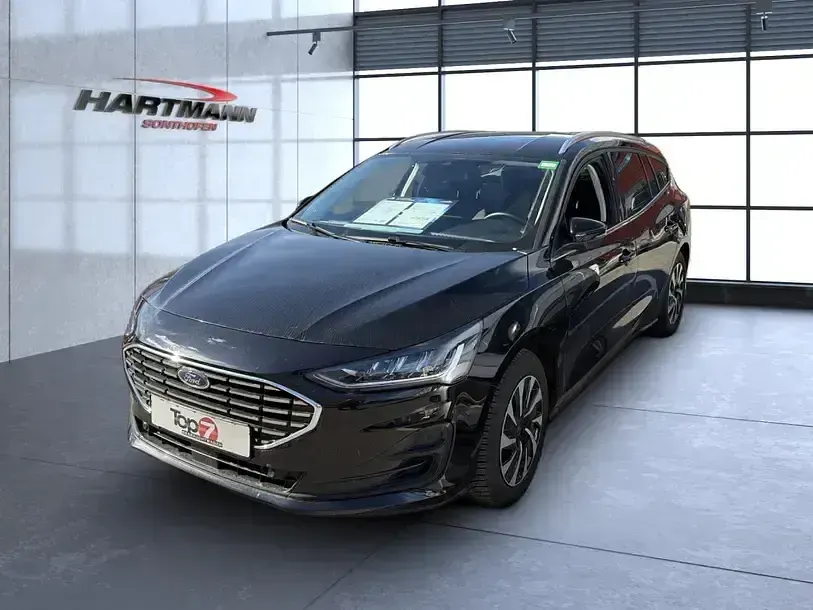 Gebraucht Ford Focus Titanium 125 PS (91 kW) 2024 Obsidianschwarz (metallic) Kombi