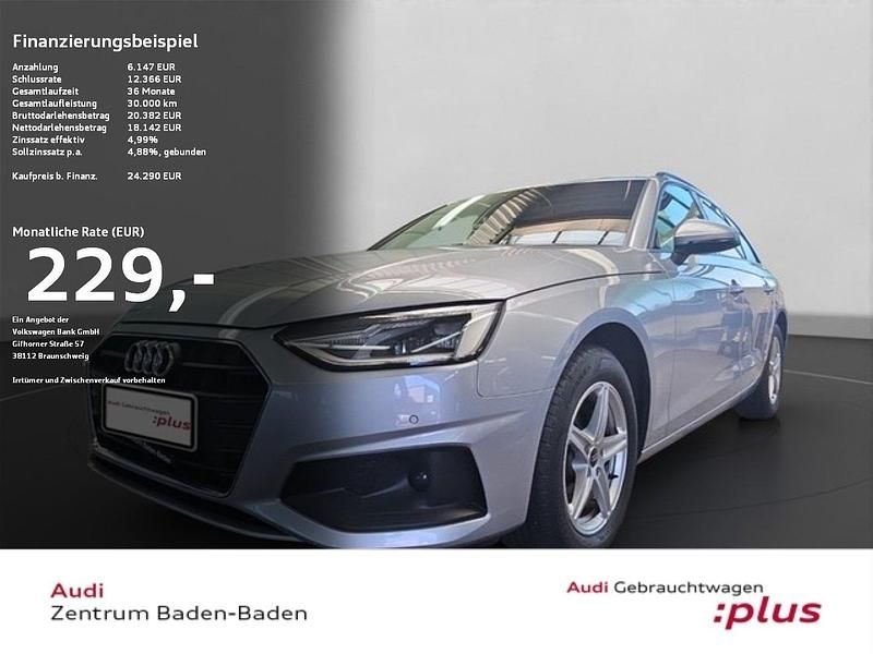 Florettsilber metallic Gebraucht 2022 Audi A4 Comfort Kombi | 22.760 € (Guter Preis) - Bild 1/4