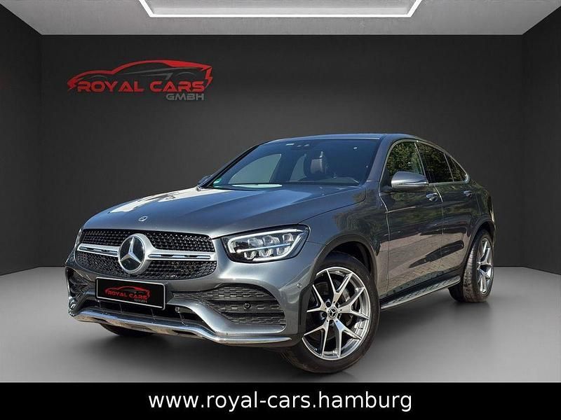 Selenitgrau Gebraucht 2021 Mercedes GLC220 AMG line Coupé | 37.990 € (Fairer Preis) - Bild 1/4