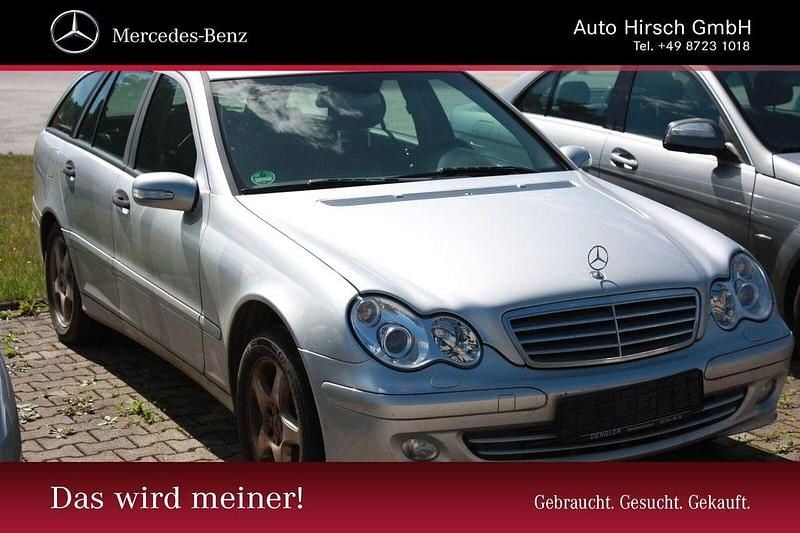 Iridiumsilbermet. Gebraucht 2006 Mercedes C200 Kombi | 1.000 € (Superpreis) - Bild 1/4