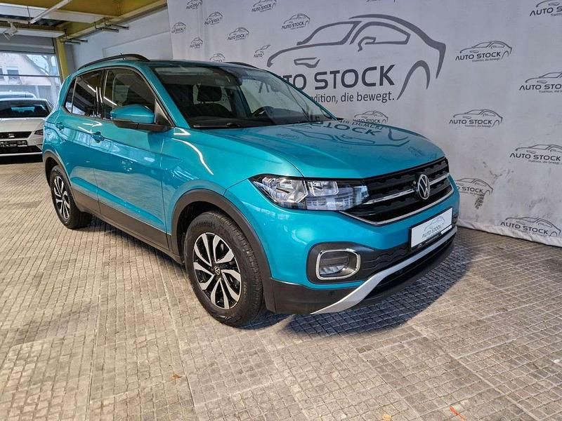 Makenatürkis metallic Gebraucht 2021 VW T-Cross Active SUV | 19.950 € (Guter Preis) - Bild 1/4