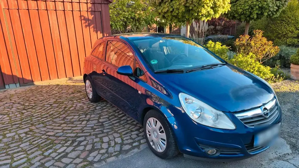 Gebraucht Opel Corsa 80 PS (58 kW) 2007 Blau Kleinwagen