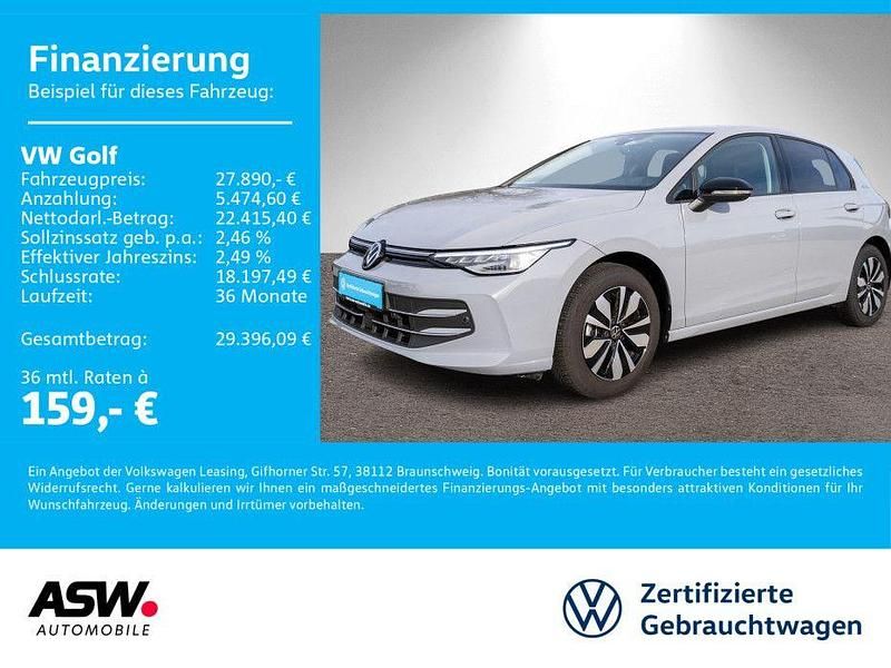 Mondsteingrau Gebraucht 2025 VW Golf Goal Limousine | 27.890 € (Guter Preis) - Bild 1/4