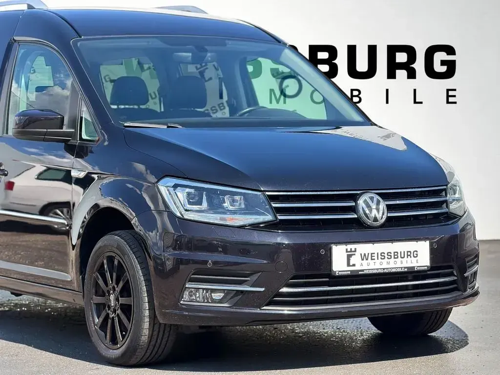 Gebraucht VW Caddy Maxi Highline 150 PS (110 kW) 2016 Schwarz Van / Kleinbus