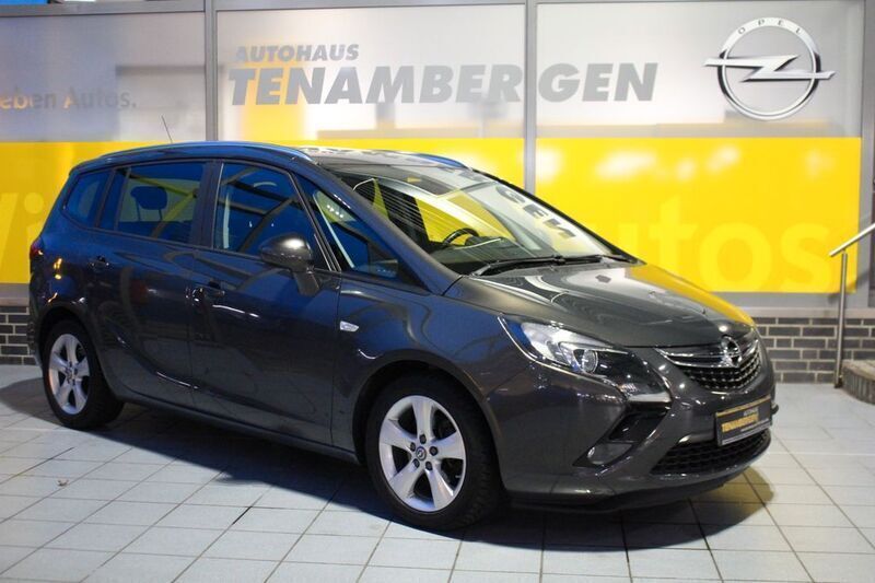 Grau Gebraucht 2014 Opel Zafira Tourer Style Van / Kleinbus | 10.950 € - Bild 1/4