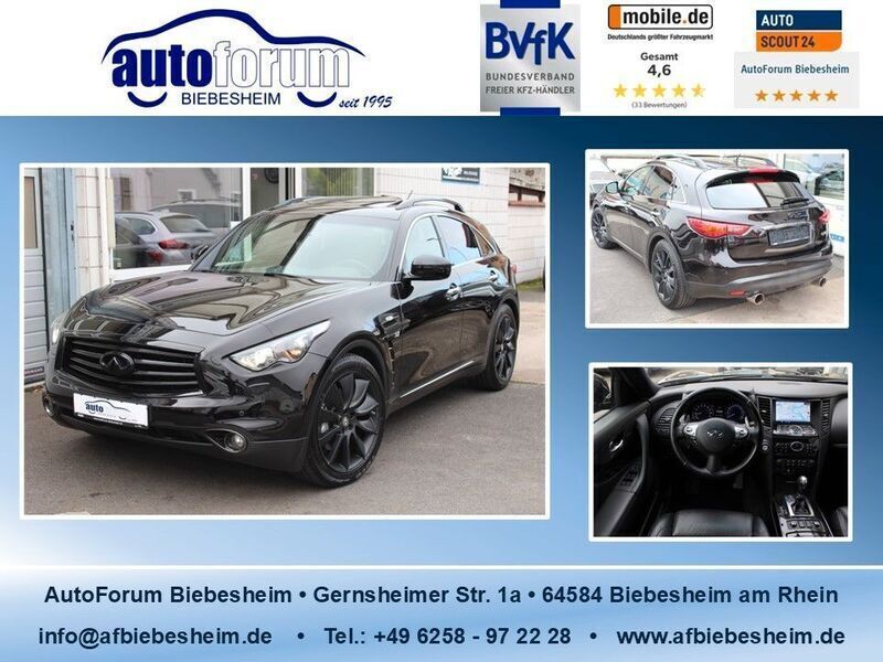 Schwarz Gebraucht 2016 Infiniti QX70 SUV | 17.999 € (Guter Preis) - Bild 1/3