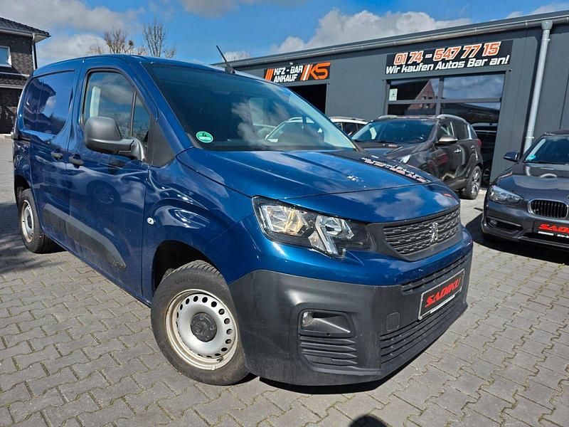Gebraucht Peugeot Partner Premium 75 PS (55 kW) 2019 Blau Van / Kleinbus