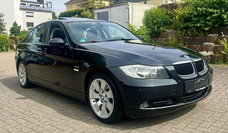 Schwarz Gebraucht 2008 BMW 320 Sport Line Limousine | 5.490 € (Guter Preis) - Bild 1/4