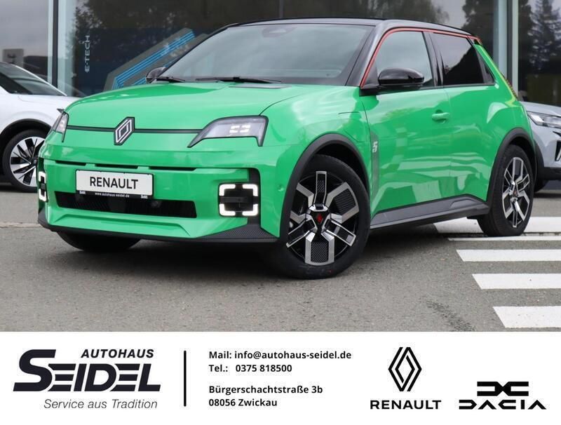 Pop green! black pearlschwarz Neu 2025 Renault R5 Komfort Kleinwagen | 32.980 € (Fairer Preis) - Bild 1/4