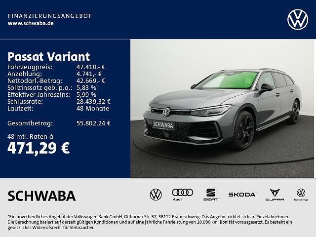 Grau Neu 2025 VW Passat R-line Kombi | 47.410 € (Superpreis) - Bild 1/4