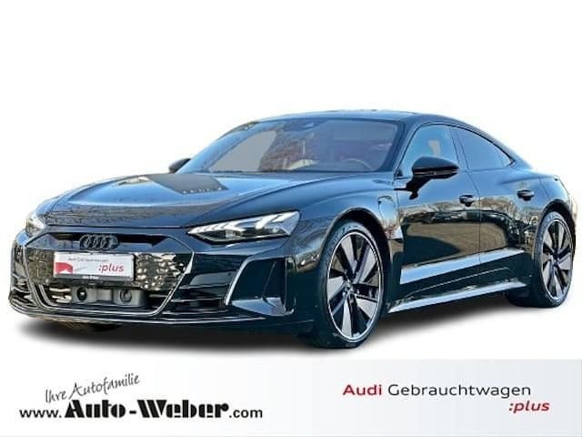 Mythosschwarz metallic Gebraucht 2022 Audi e-tron GT quattro Ambiente Limousine | 46.970 € (Guter Preis) - Bild 1/4
