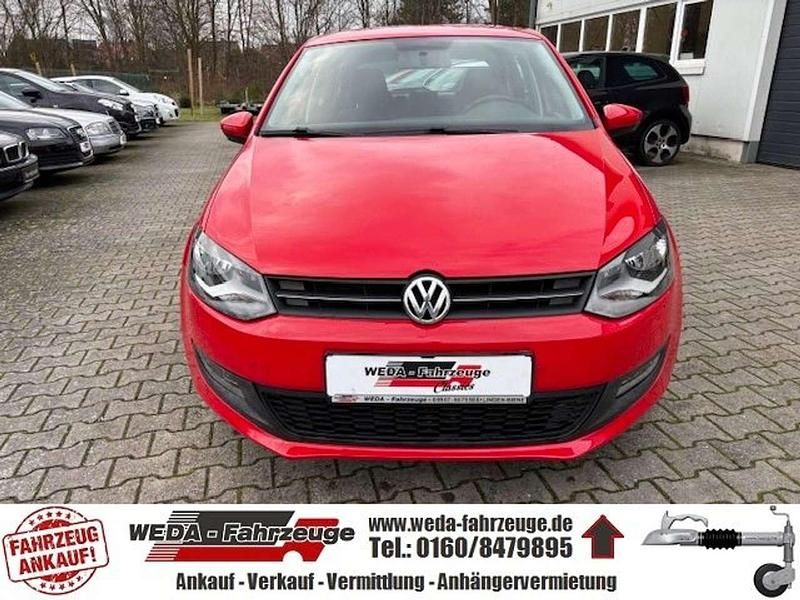 Gebraucht VW Polo Highline 86 PS (63 kW) 2009 Flashrot Kleinwagen