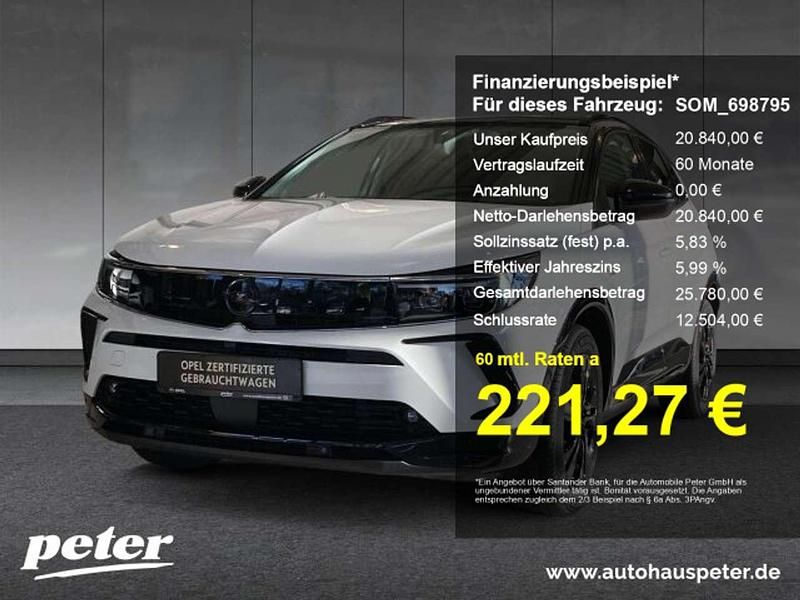 Lack weiss banquise/deckende l Gebraucht 2023 Opel Grandland X GS Line SUV | 20.840 € (Guter Preis) - Bild 1/4