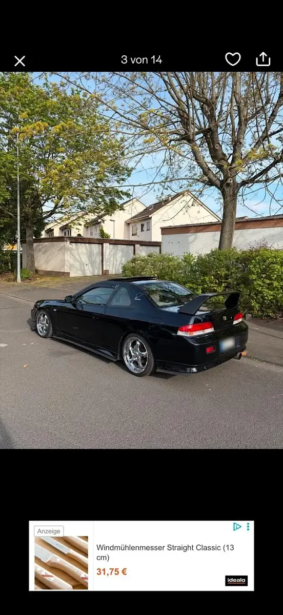 Gebraucht Honda Prelude 200 PS (147 kW) 1999 Schwarz Coupé