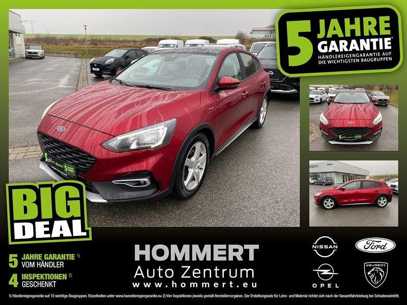 Rubyrot (metallic) Gebraucht 2019 Ford Focus Active Limousine | 12.980 € (Fairer Preis) - Bild 1/4