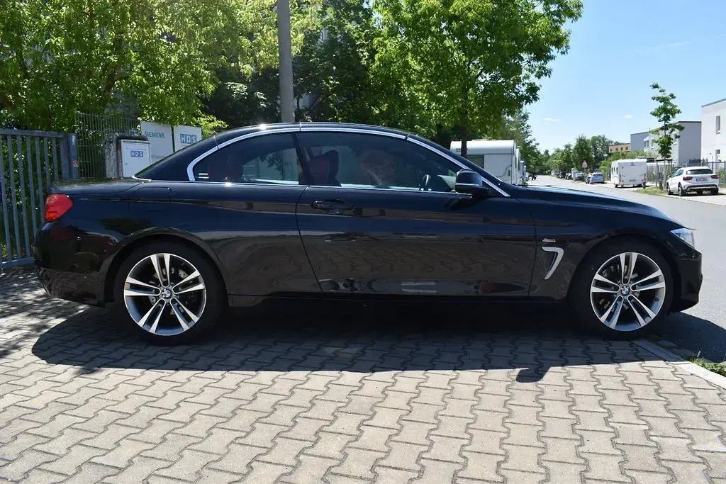 Gebraucht BMW 430 Cabriolet Sport Line 252 PS (185 kW) 2016 Schwarz Cabrio