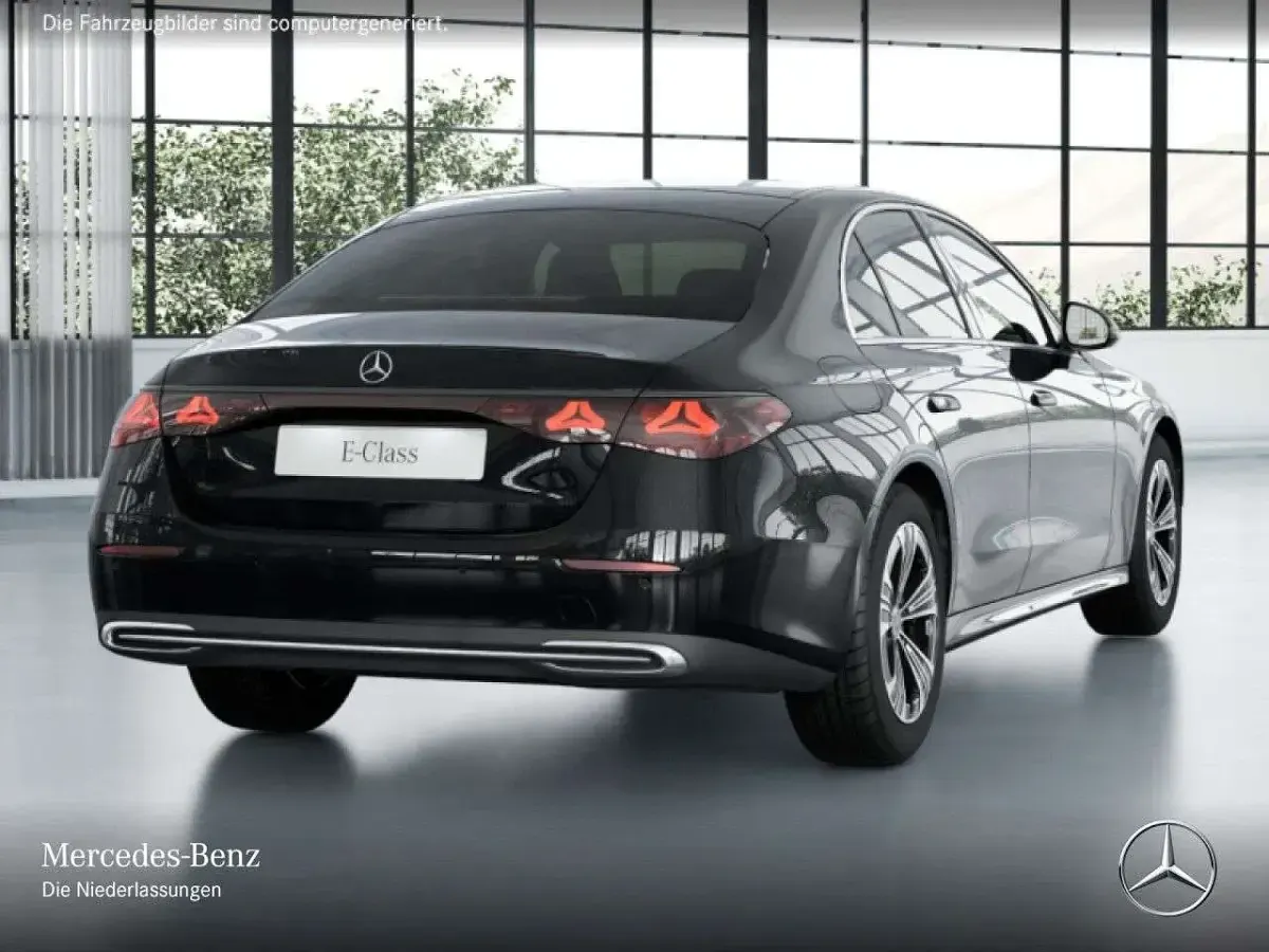 Używany Mercedes E200 Advanced 163 KM (119 kW) 2025 Czarny Sedan/Limuzyna