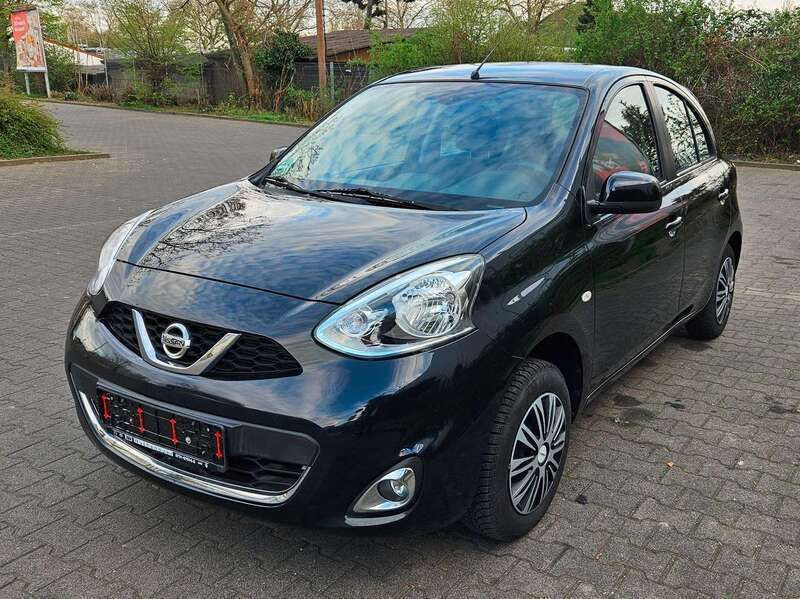 Schwarz Gebraucht 2017 Nissan Micra Acenta Kleinwagen | 7.800 € (Guter Preis) - Bild 1/4