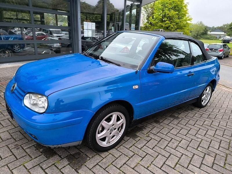 Blau Gebraucht 2001 VW Golf Cabriolet Conceptline Cabrio | 2.700 € (Guter Preis) - Bild 1/4