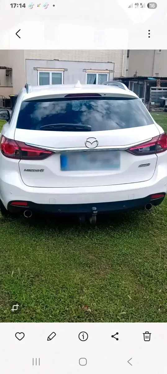 Usata Mazda 6 140 CV (102 kW) 2014 Bianco Station wagon