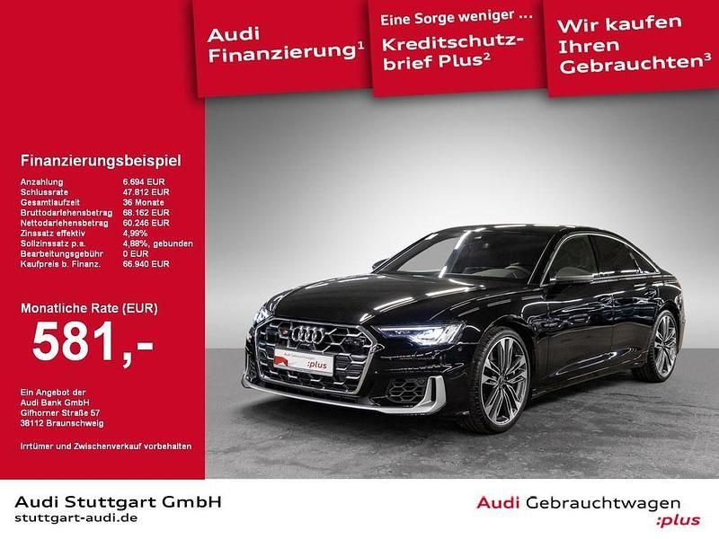 Brillantschwarz Gebraucht 2024 Audi S6 Ambiente Limousine | 66.940 € (Fairer Preis) - Bild 1/2