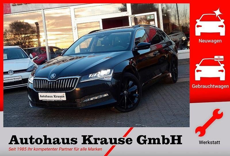 Cerna magic/black magic Gebraucht 2020 Skoda Superb Kombi | 26.990 € (Guter Preis) - Bild 1/4