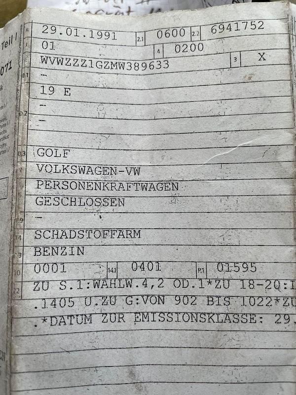 Gebraucht VW Golf III 82 PS (60 kW) 1991 Weiß Kleinwagen