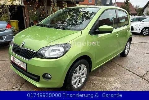 Springgrün metallic Gebraucht 2015 Skoda Citigo Style Kleinwagen | 5.400 € (Fairer Preis) - Bild 1/4