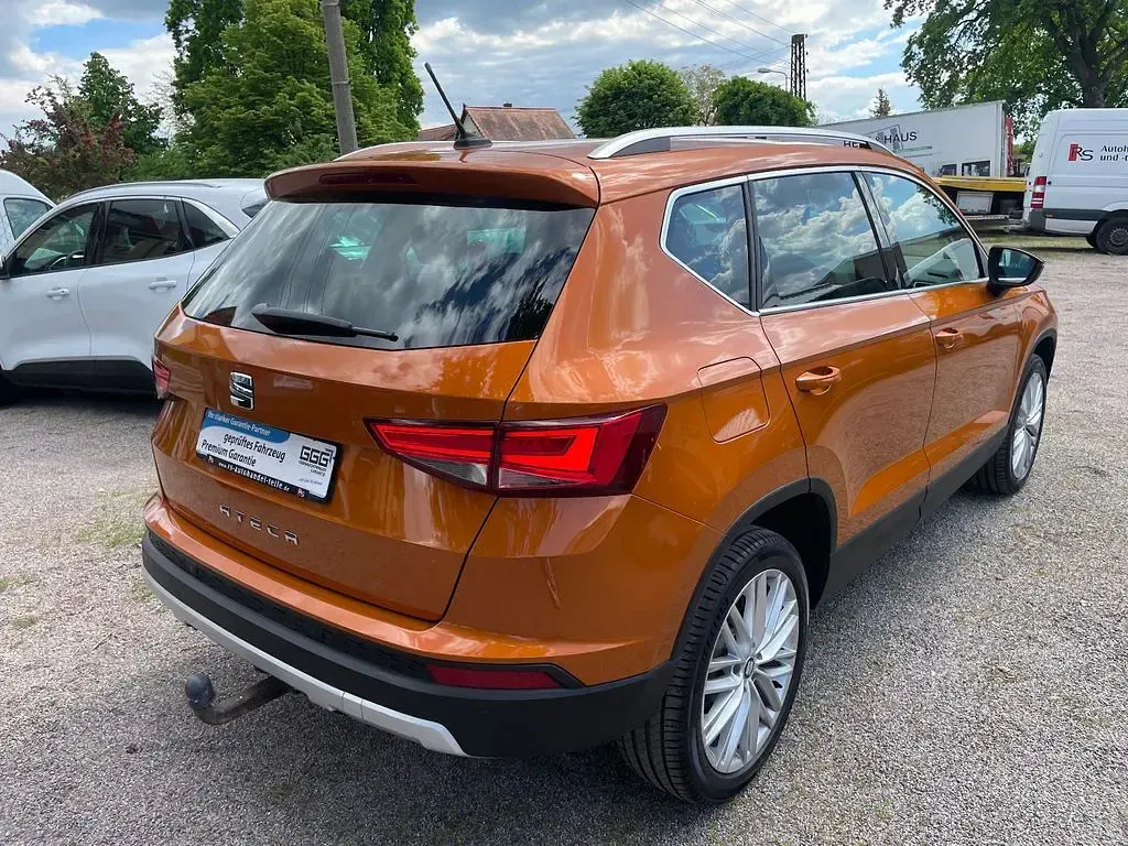 Używany Seat Ateca XCELLENCE 150 KM (110 kW) 2017 Pomarańczowy SUV