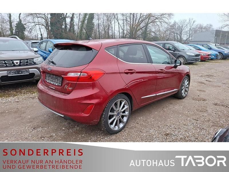 Gebraucht Ford Fiesta Vignale 101 PS (74 kW) 2017 Rubyrot (metallic) Kleinwagen