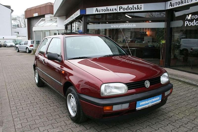 Gebraucht VW Golf III 75 PS (55 kW) 1992 Indianrot perleffekt Kleinwagen