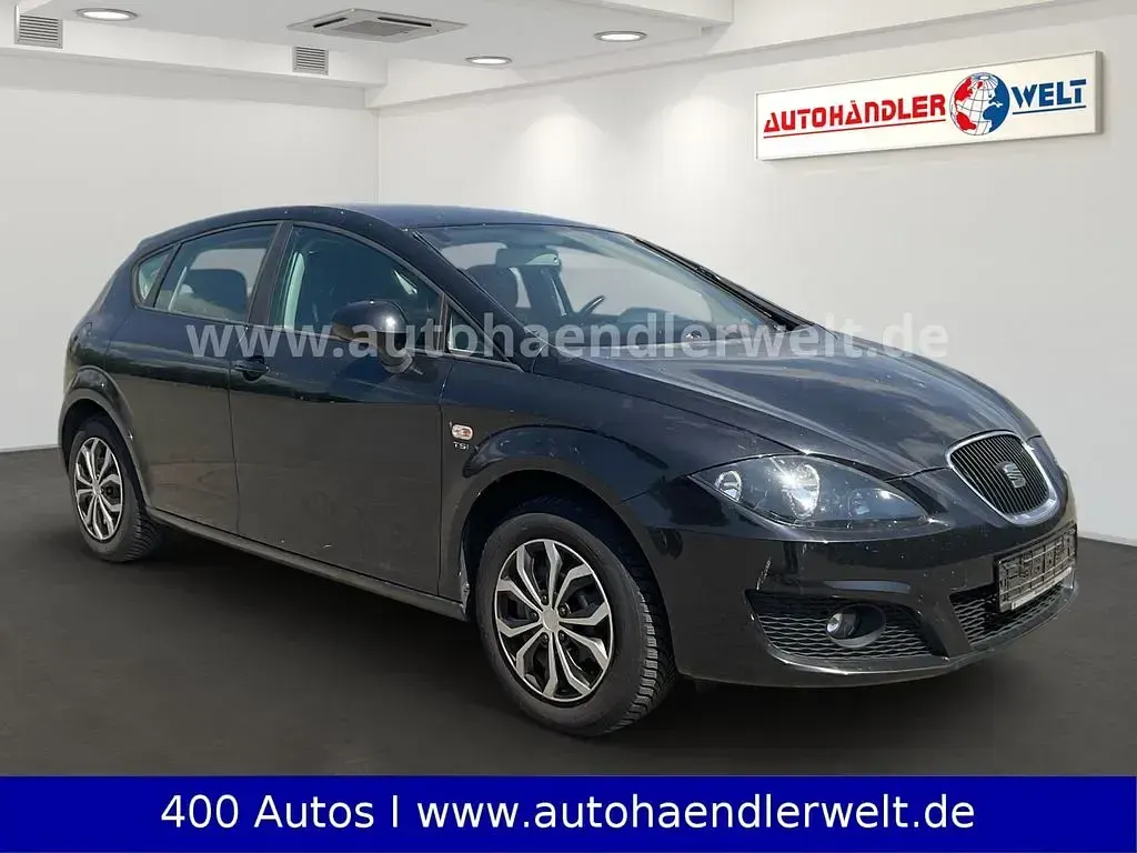 Gebraucht Seat Leon 105 PS (77 kW) 2011 Schwarz Kleinwagen