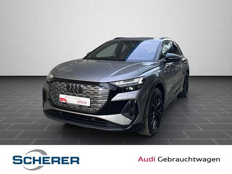 Taifungrau metallic (metallic) Gebraucht 2023 Audi Q4 e-tron Ambiente SUV | 41.450 € (Fairer Preis) - Bild 1/4