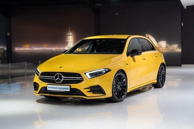 Gelb Gebraucht 2020 Mercedes A35 AMG AMG Kleinwagen | 33.980 € (Superpreis) - Bild 1/4