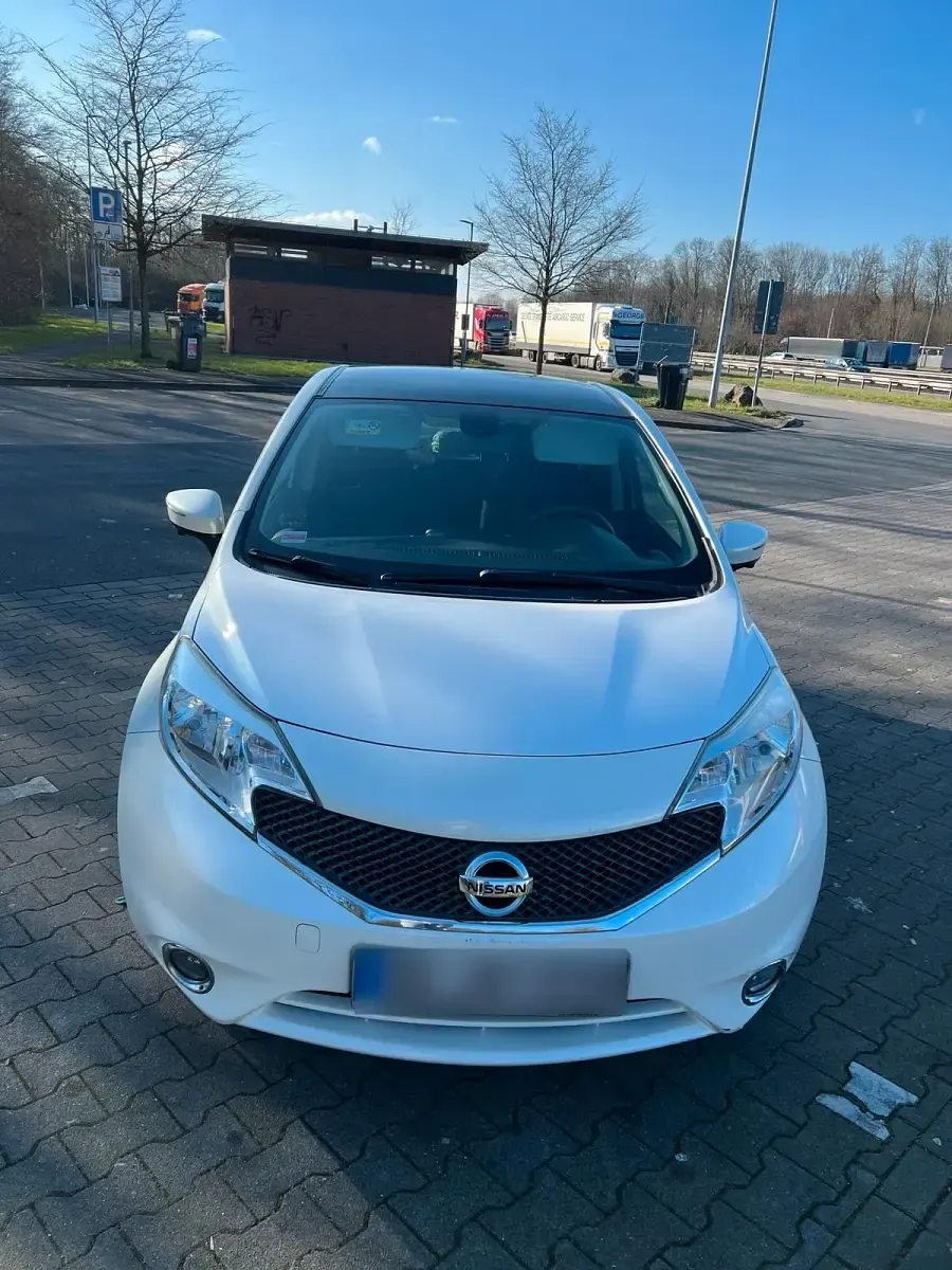 Gebraucht Nissan Note 85 PS (62 kW) 2013 Weiß Kleinwagen