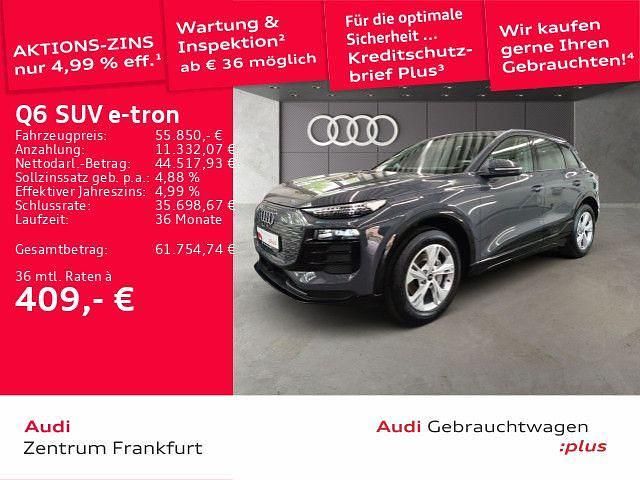 Magnetgrau/magnetgrau Gebraucht 2025 Audi Q6 e-tron Advanced SUV | 55.850 € (Fairer Preis) - Bild 1/2