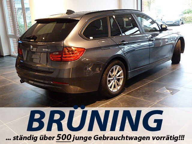 Grau metallic Gebraucht 2014 BMW 316 Kombi | 24.890 € - Bild 1/4