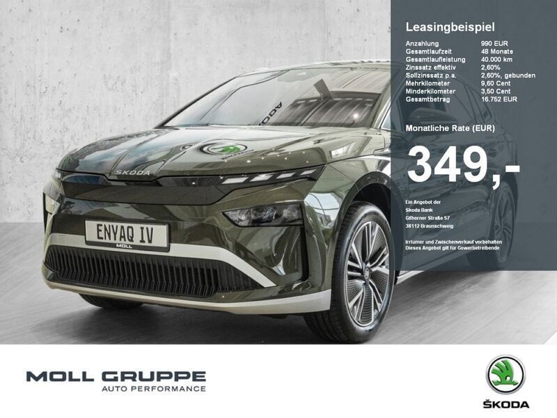 Olibogrün metallic Neu 2025 Skoda Enyaq iV Loft SUV | 42.480 € (Superpreis) - Bild 1/4